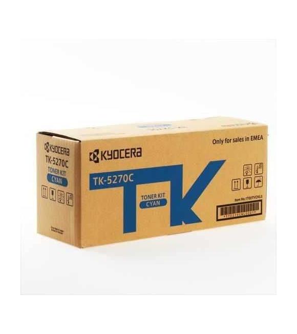 Kyocera TK-5270C Cyan Mavi Orjinal Fotokopi Toneri Ecosys M6230cidn-M6630cidn P6230cdn 6.000 Sayfa