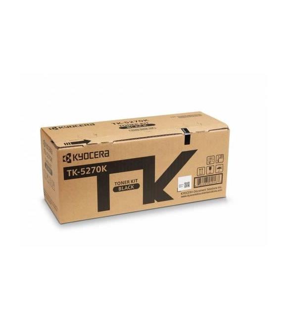 Kyocera TK-5270K Black Siyah Orjinal Fotokopi Toneri Ecosys M6230cidn-M6630cidn P6230cdn 8.000 Sayfa