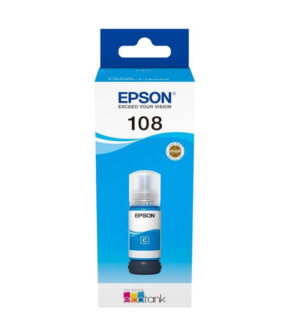 Epson T09C2 108 Cyan Mavi Şişe Mürekkep T09C24A L18050-L8050