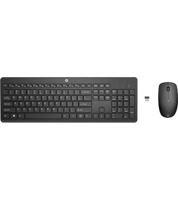 HP 235 1Y4D0AA Siyah Kablosuz Klavye Mouse Seti 2,4 GHz 1600 DPI (2 x AAA (keyboard); 1 x AA Mouse)