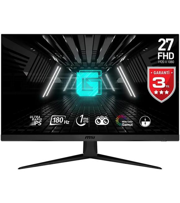 Msi 27" G2712F 1920x1080 (FHD) 16:9 FLAT ULTRA RAPID IPS 180HZ 1MS ADAPTIVE-SYNC Gaming Monitör