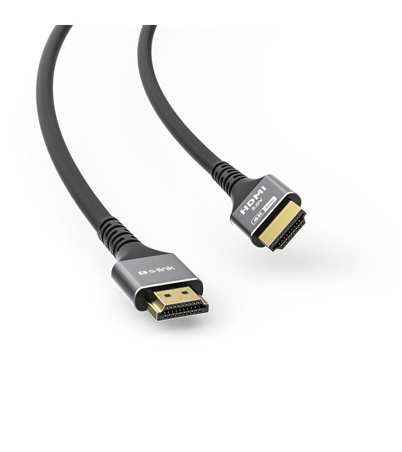 S-link SLX-HD4K15 19+1 HDMI to HDMI 15mt Metal v2.0 4K (4096-2160) 30Hz Kablo