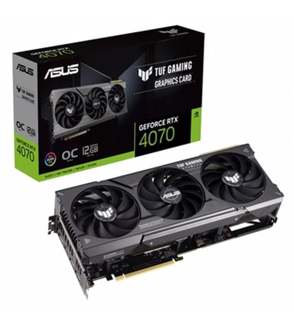 Asus Tuf Gaming GeForce RTX4070 TUF-RTX4070-O12G-GAMING OC Edition 12GB GDDR6X 192 Bit Ekran Kartı