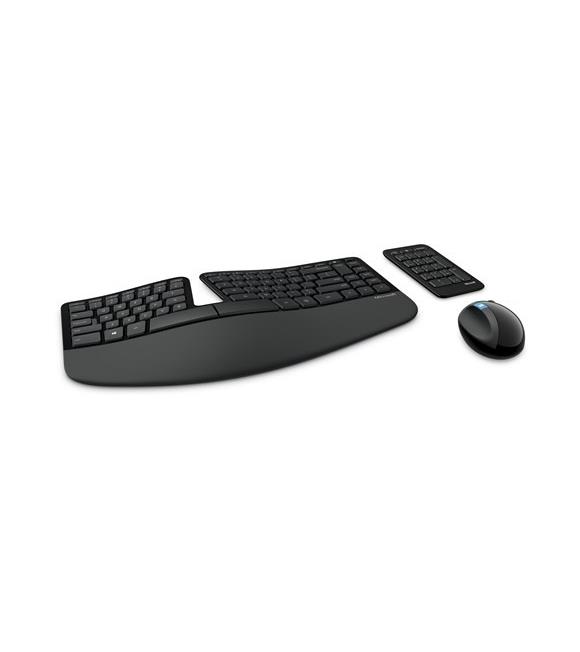 Microsoft Sculpt Ergonomic Desktop Kablosuz Siyah Klavye Mouse Set (L5V-00016)