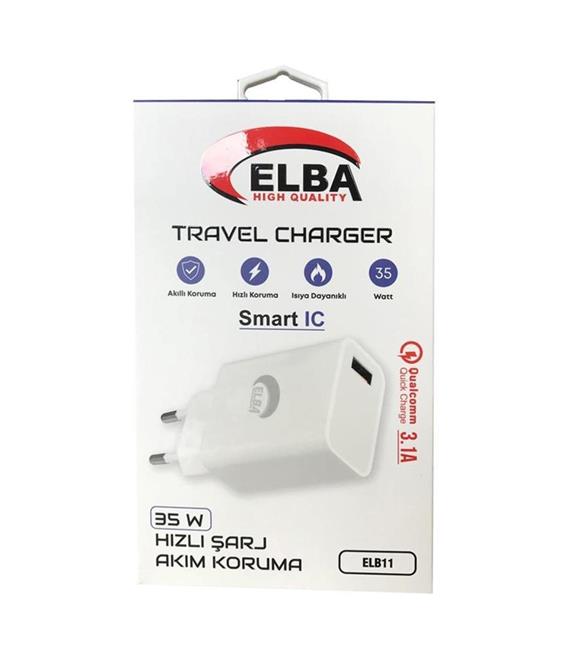 Elba ELB11 Elb-35w USB 35w Hızlı Şarj Akım Koruma EV Şarj Kafa