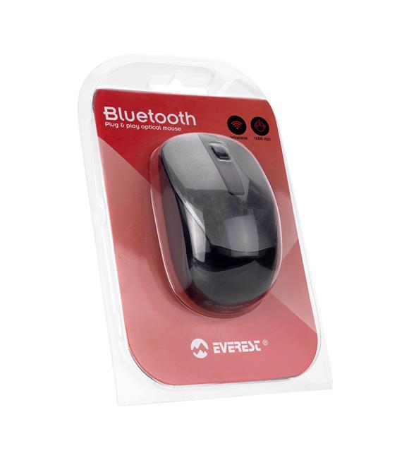 Everest SM-BT84 Bluetooth Siyah 800-1200-1600dpi Optik Kablosuz Mouse_1