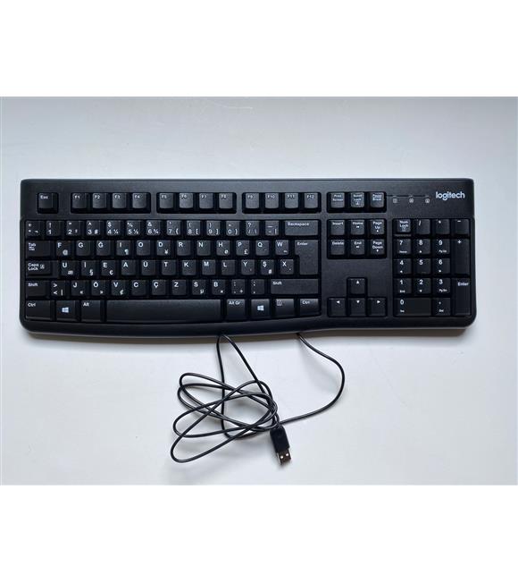 Logitech 920-004163 K120 F Usb Siyah Kablolu Klavye Outlet_1