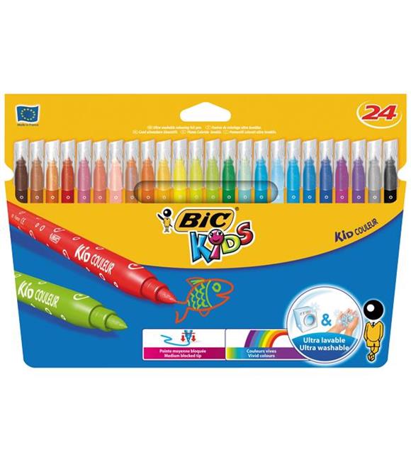 Bic Keçeli Boya Kalemi Kids Couleur 24 Renk 841800