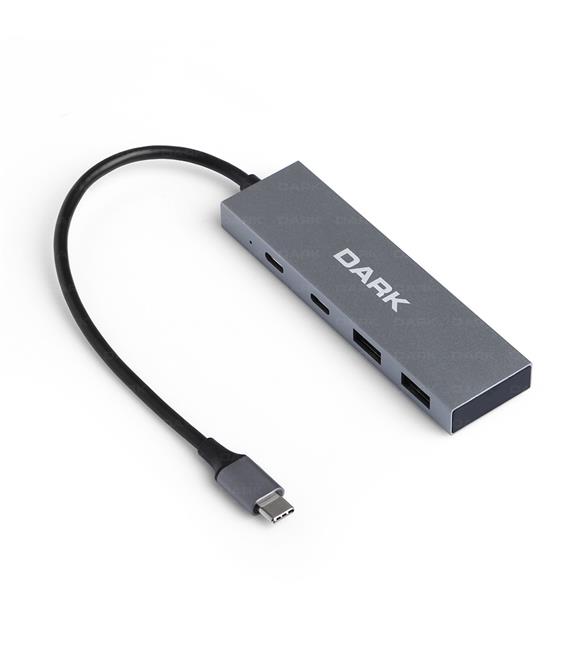 Dark DK-AC-USB312C 4 Port USB Type-C HUB 2X USB3.0 Type-A & 2X USB3.1 Type -C