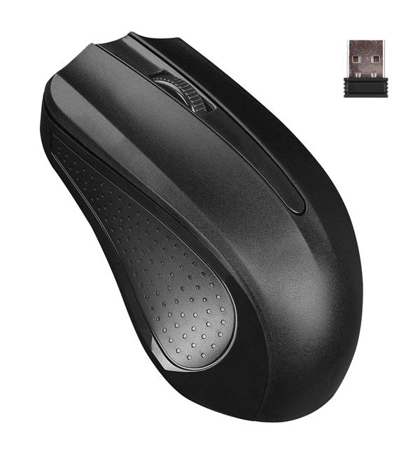 Everest SM-537 Usb Siyah 1500Dpı 2.4Ghz Kablosuz Mouse (10mt)