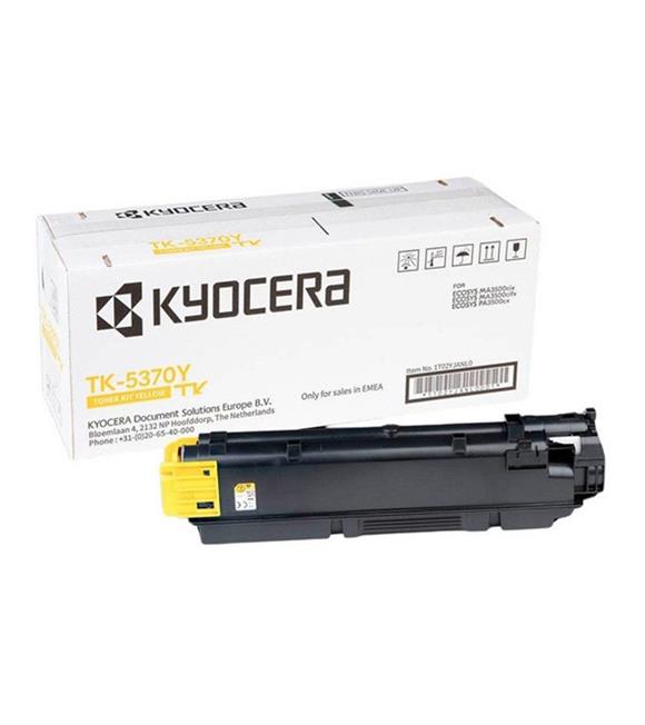 Kyocera TK-5370Y Yellow Sarı Orjinal Fotokopi Toneri Ecosys MA3500cix - MA3500cifx 5.000 Sayfa