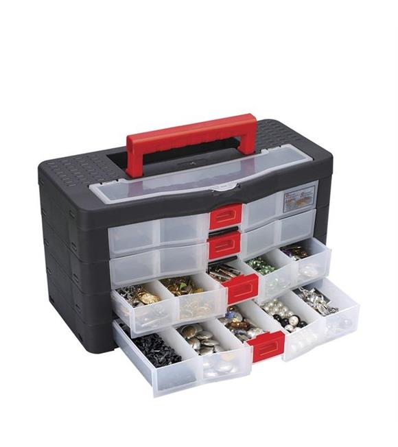 Asrın Asr-2058 4 Lü Organizer Çekmece (39x19x21,5 cm)