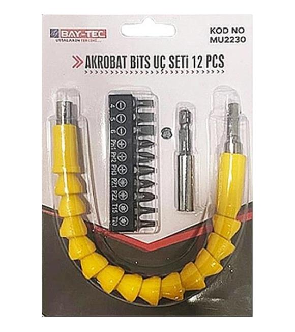 Bay-Tec Mu-2230 Akrobat Bits Uç Seti 12 Parça