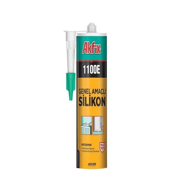 Akfix 1100E Silikon Beyaz 280 Ml