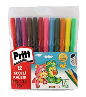 Pritt Keçeli Boya Kalemi 12 Renk 1687976