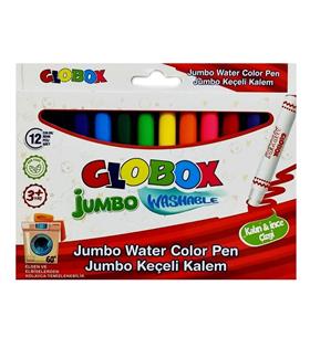 Globox Keçeli Kalem Jumbo Yıkanabilir 12 Li 3379