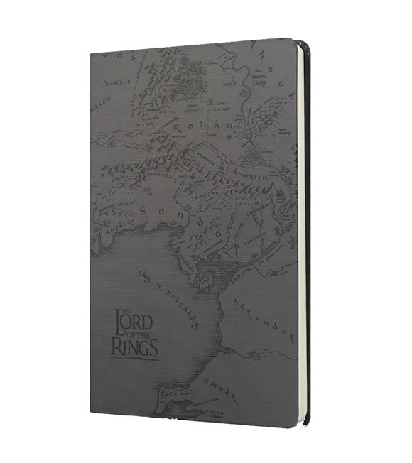 Mabbels Sert Kapak Butik Defter Lotr Orta Dünya Haritası Siyah 80 YP 15x21 DFT-388050