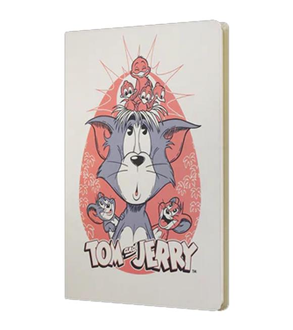 Mabbels Sert Kapak Butik Defter Tom And Jerry Krem 80 YP 15x21 DFT-388111