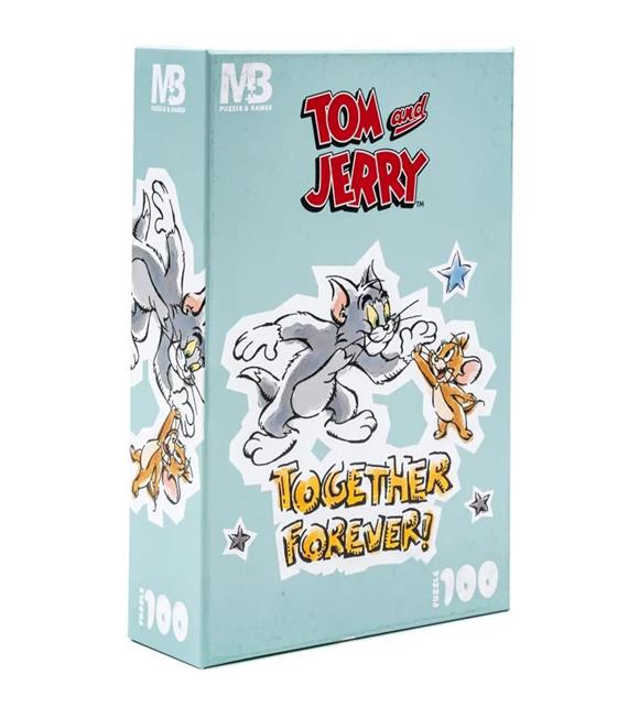 Mabbels Puzzle 100 Parça Tom And Jerry Together Forever PZL-389033