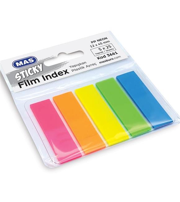 Mas Film Indeks 12x45 PP Dörtgen 25 Syf 5 Renk 3661