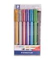 Staedtler Markör Metalik 6 Lı/Pıgment Liner Siyah 8323-SWP6P