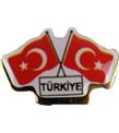 Vatan Rozet İkili Bayraklı Türkiye VT628