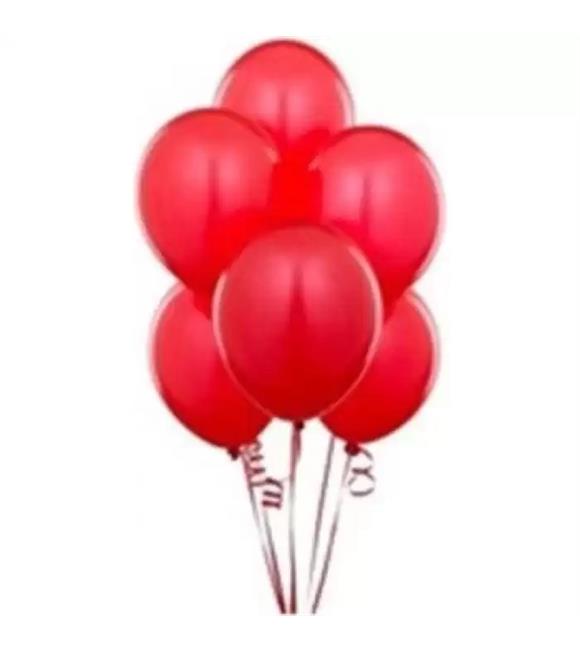 Vatan Balon Düz Renk Kırmızı 100 Lü NPM-72002