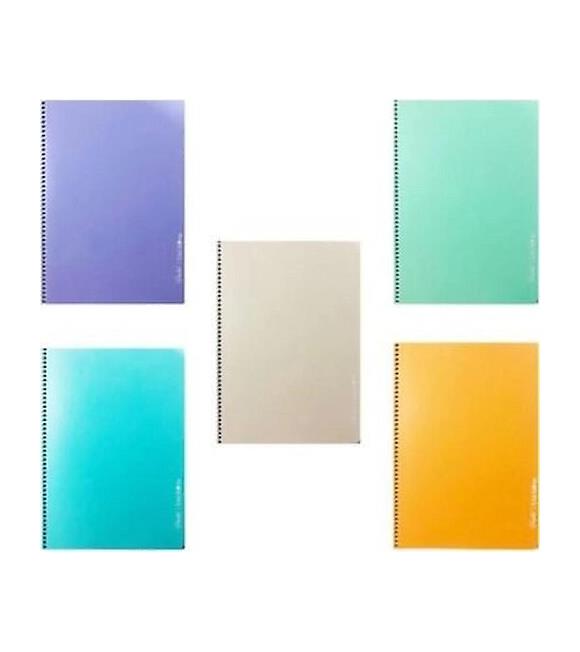 Çınar Sert Kapak Spiralli Defter Pastel 120 YP 17x24 Çkareli 120/0 55175