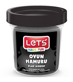 Lets Oyun Hamuru Tek Renk Siyah 110 GR L8440-10