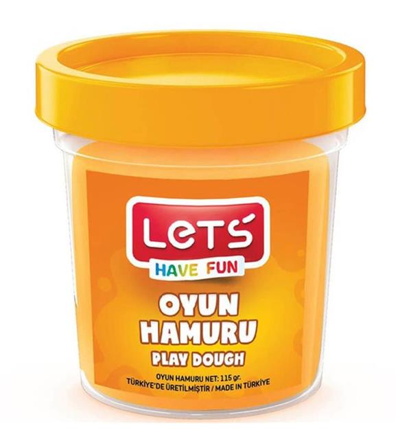 Lets Oyun Hamuru Tek Renk Turuncu 110 GR L8440-8