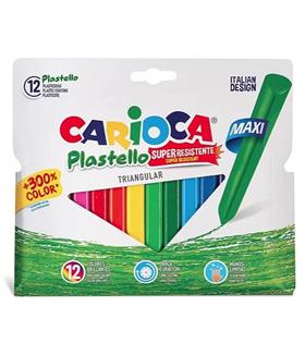 Carioca Pastel Boya Jumbo Üçgen Elle. Kir. Yıkanabilir 12 Li 42671