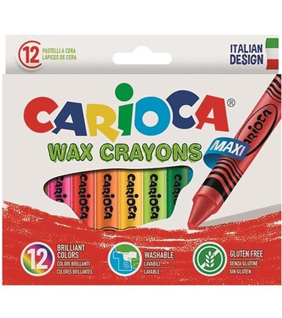 Carioca Pastel Boya Wax Maxı Yıkanabilir 12 Li 42369