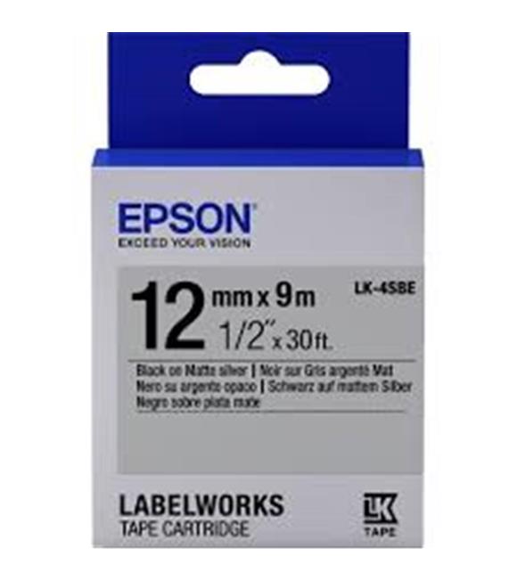 Epson LK-5WBVN Siyah Üzeri Beyaz 18MM 7Metre Etiket