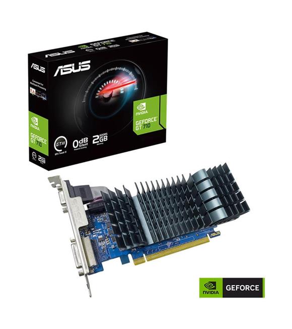 Asus GeForce 2GB GT710-SL-2GD5-BRK-EVO 64 bit 954MHz DVI,HDMI Low Profil Ekran Kartı