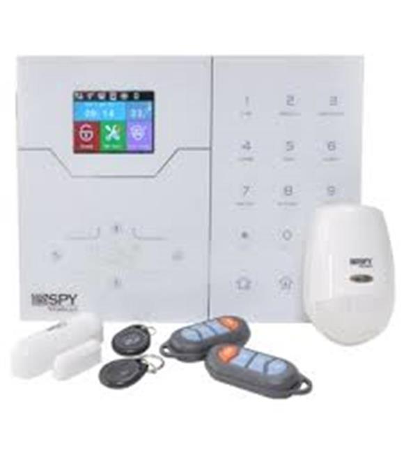 Spy SP-201IP DAHİLİ TCP-IP DESTEKLİ KABLOSUZ ALARM SETİ (1PIR,1MC,2KMD.)