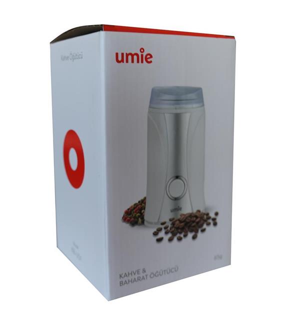 UMIE KB-U51 65G kapasiteli Beyaz 160W Kahve ve Baharat Öğütücü