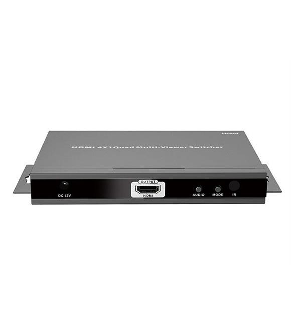 S-Link Swapp SW-HDQS41 4 Port input 1Port Output 120M Cat6 Extender ve Çoklu Switch_1