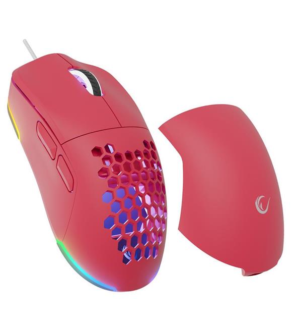 Rampage BLINK Pembe 7 Makro Tuşlu RGB 12800 DPI Gaming Oyuncu Mouse