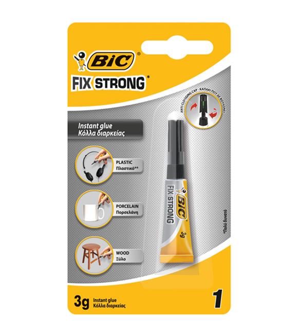 Bic Japon Yapıştırıcısı Fıx Strong Süper Güçlü 3 Gr 1 Li Blister