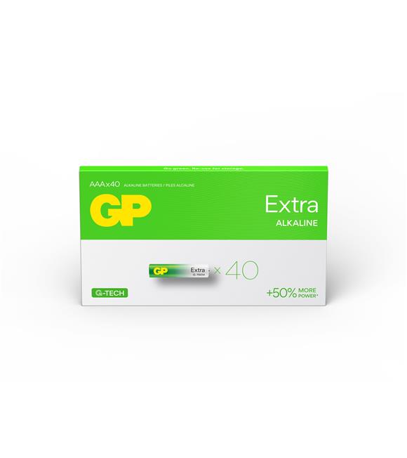 Gp R03 AAA Boy Extra Alkalin İnce Kalem Pil 40lı Paket GP24AXET-2EUECS40