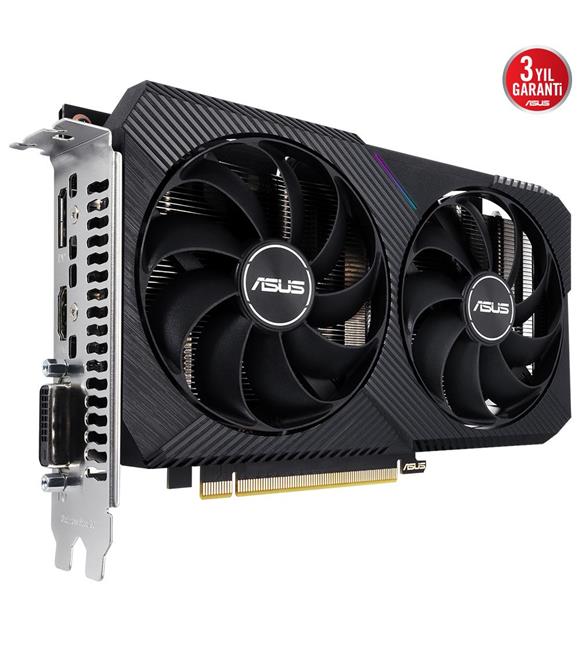 Asus GeForce DUAL-RTX3050-O8G-V2 GDDR6 128Bit DX12 Ekran Kartı