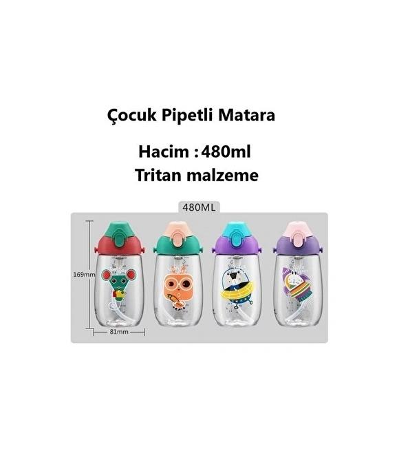 Vagonlife 2011 480ml Yeşil Pipetli Matara_2