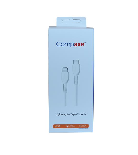 Compaxe CTK-BLT Usb 3.0 1mt 3A Lightning To Type-C Şarj Kablosu