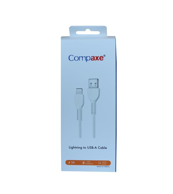 Compaxe CTK-BLU Usb 3.0 1mt 3A Lightning Şarj Kablosu