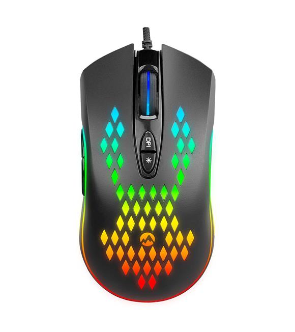 Everest SM-G07 METAFOR Usb Siyah 800-1600-3200-4800-6400 dpi RGB Gaming Mouse