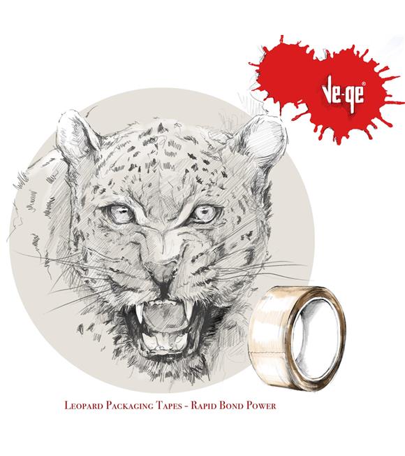 Vege Koli Bantı Leopar 45x100 Şeffaf 6