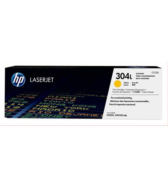 HP 304L Yellow Sarı 1.400 Sayfa Ekonomik Toner CC532L