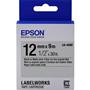 Epson LK-5TBN Şeffaf Üzeri Siyah 18mm 9Metre Etiket