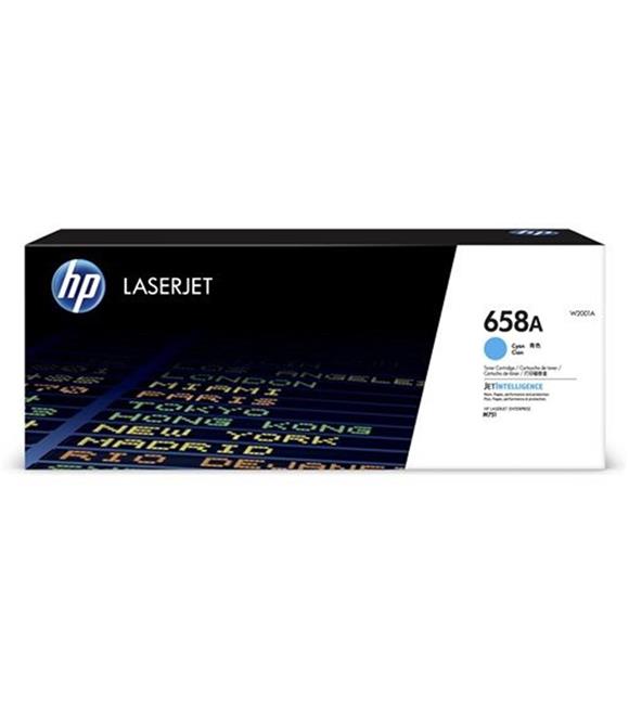 HP 658A Cyan Mavi 6.000 Sayfa Toner W2001A