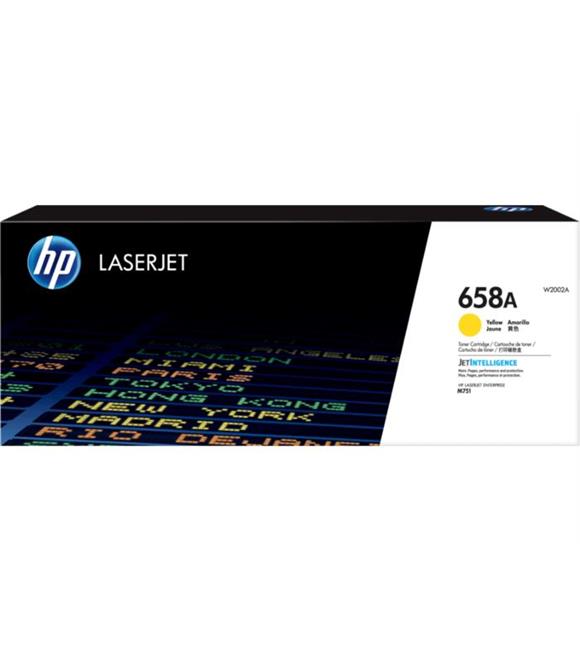 HP 658A Yellow Sarı 6.000 Sayfa Toner W2002A